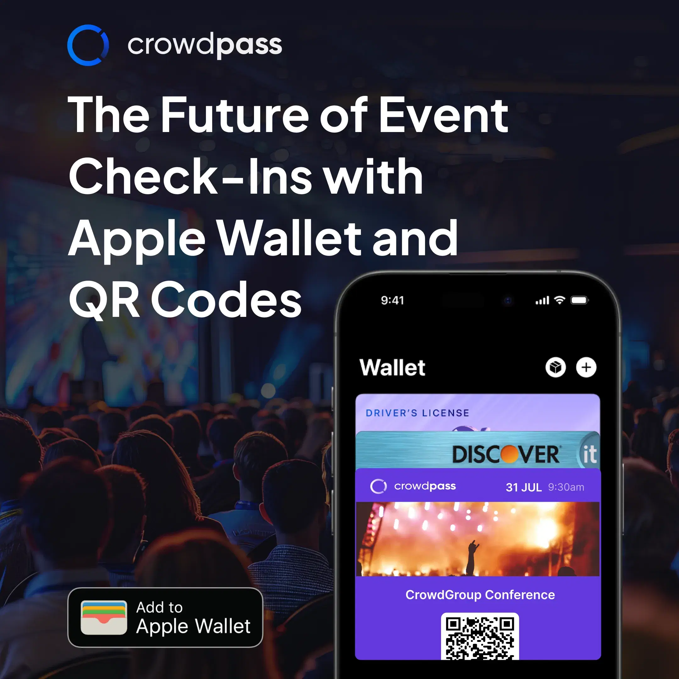 Cover image for CrowdPass: The Future of Event Check-Ins with Apple Wallet and QR Codes