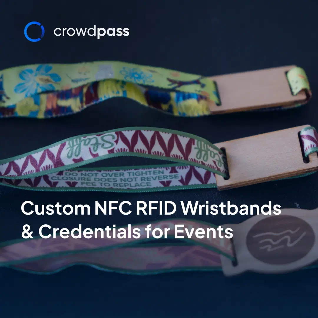 Custom NFC RFID Wristbands for Events | CrowdPass