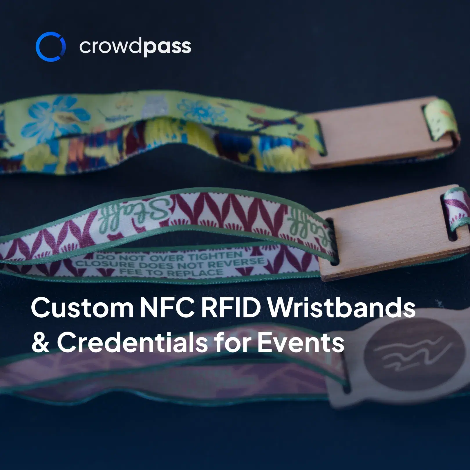 Cover image for Custom NFC RFID Wristbands for Events | CrowdPass