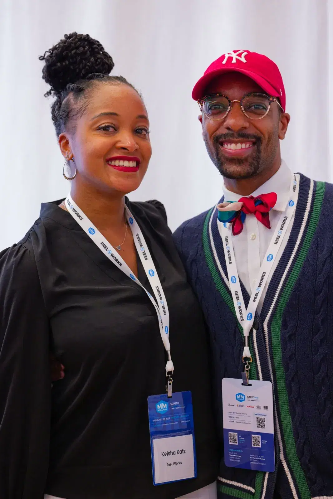 CrowdPass on-site badge printing setup at event