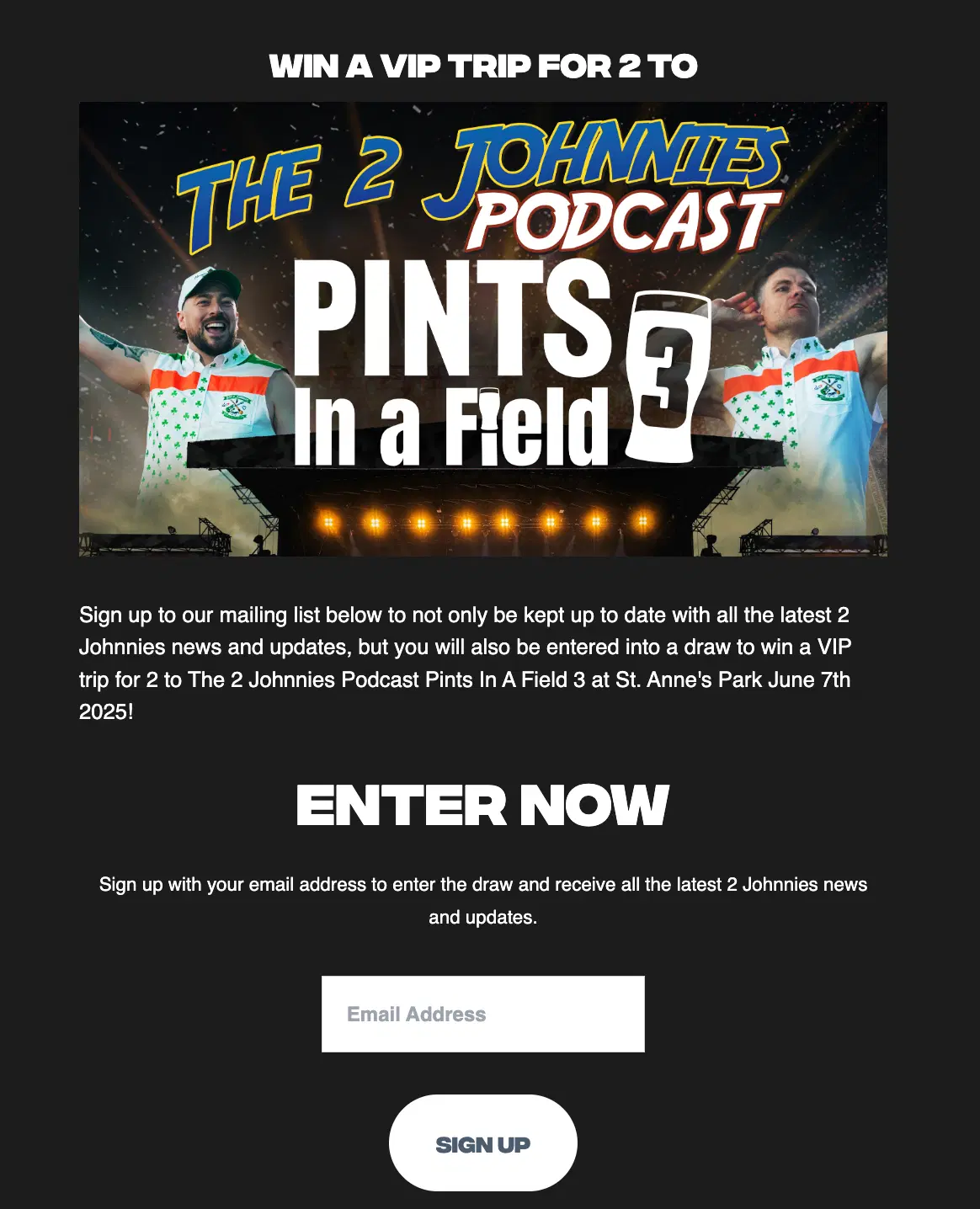 Fan engagement with QR code