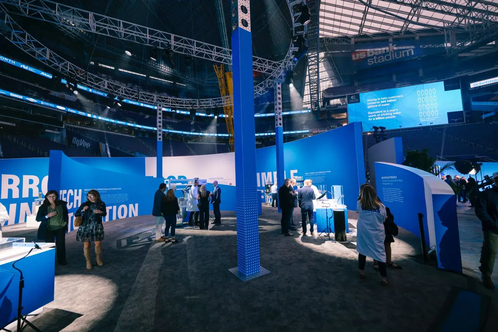 Festival crowd with CrowdPass NFC wristbands for access control and engagement