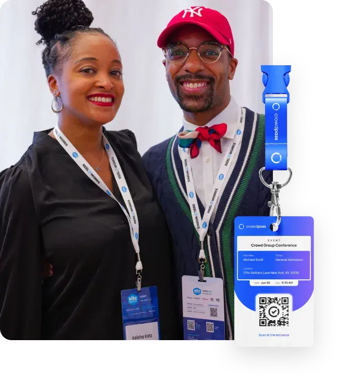 CrowdPass smart NFC conference badges showcase