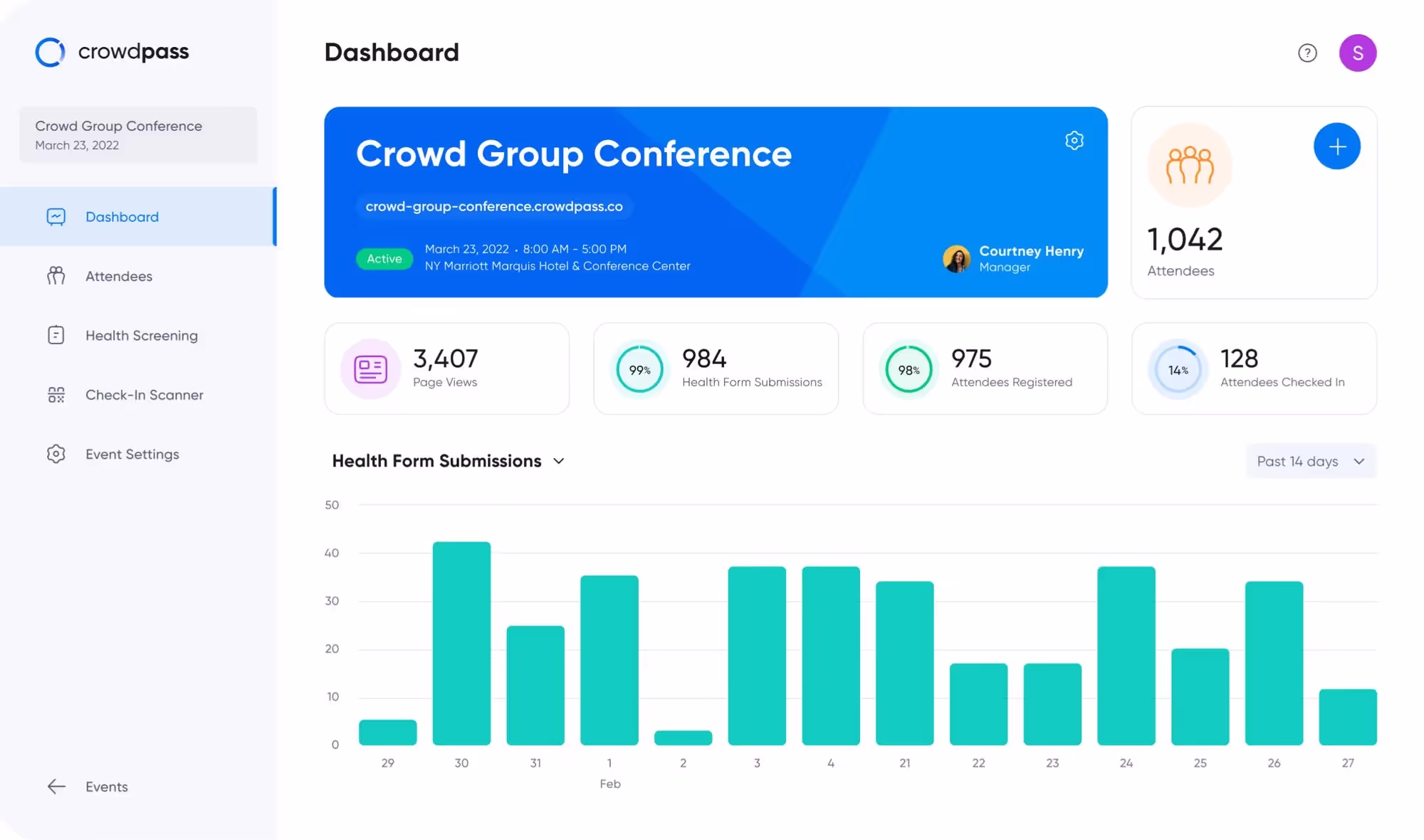 Attendee Insights Dashboard