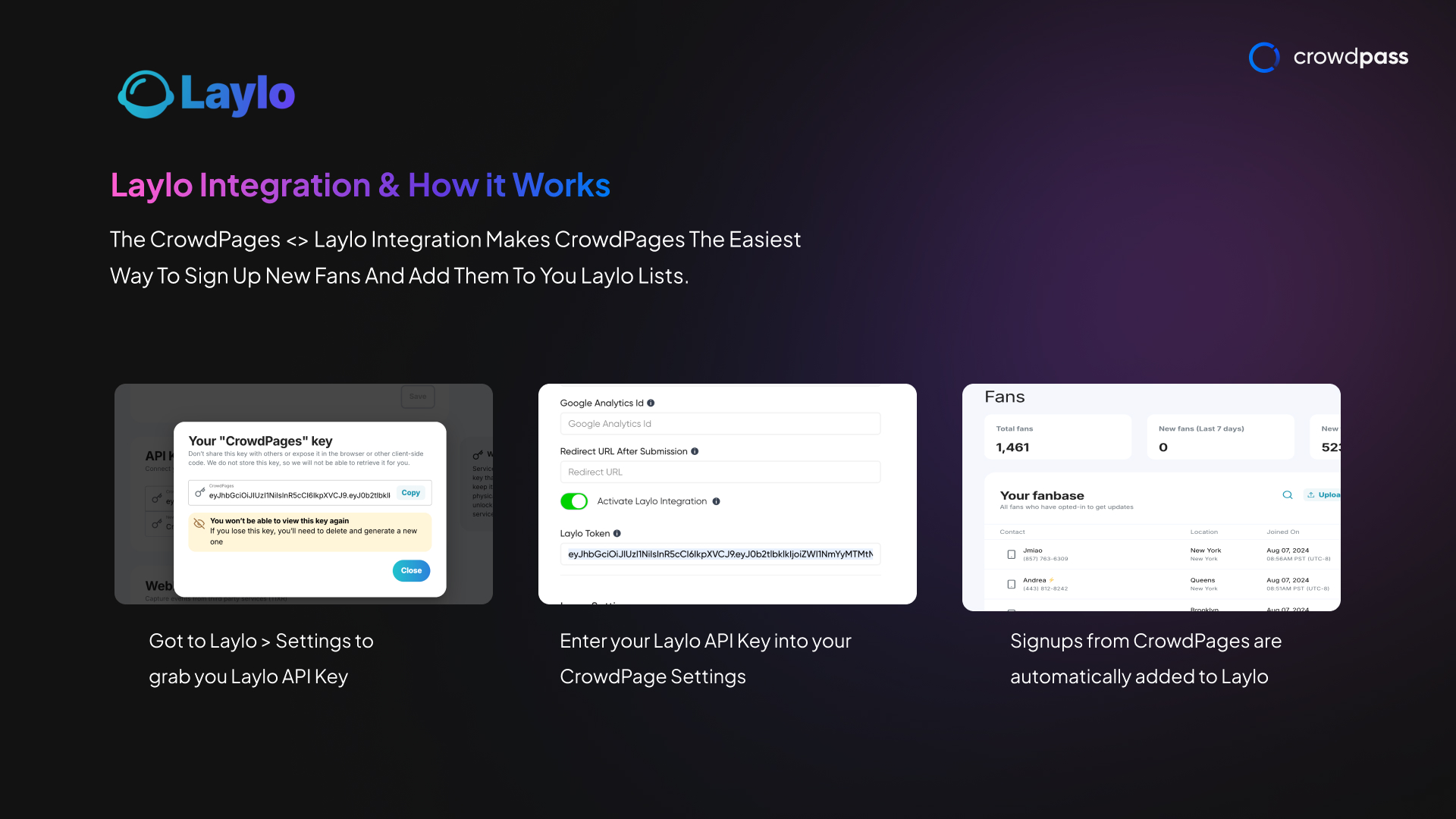 CrowdSync LED wristband with Laylo QR code