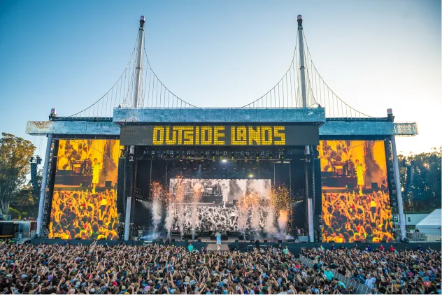 Outside Lands festival crowd