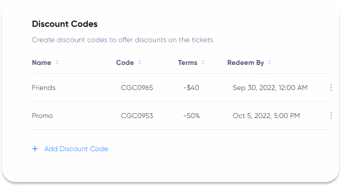 Promo Code Management
