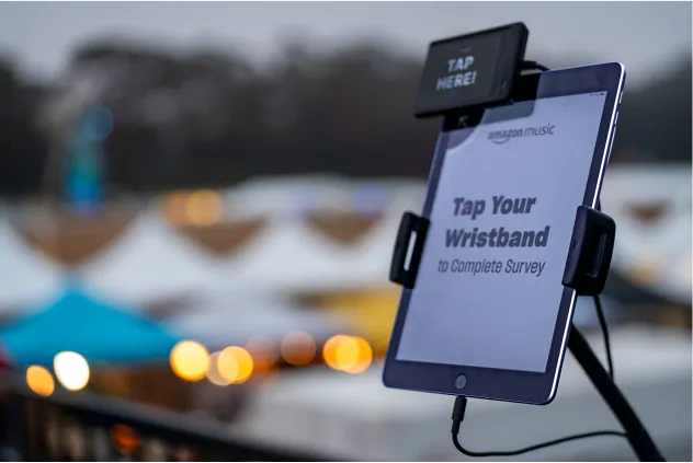 RFID wristbands trigger guest experiences throughout a venue